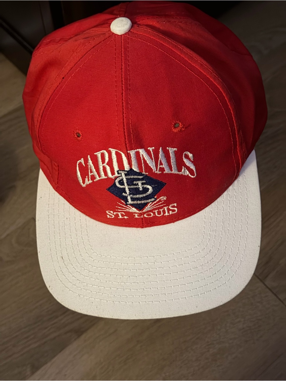 Vintage St. Louis Cardinals Eds West MLB Snapback Baseball Cap Hat One Size
